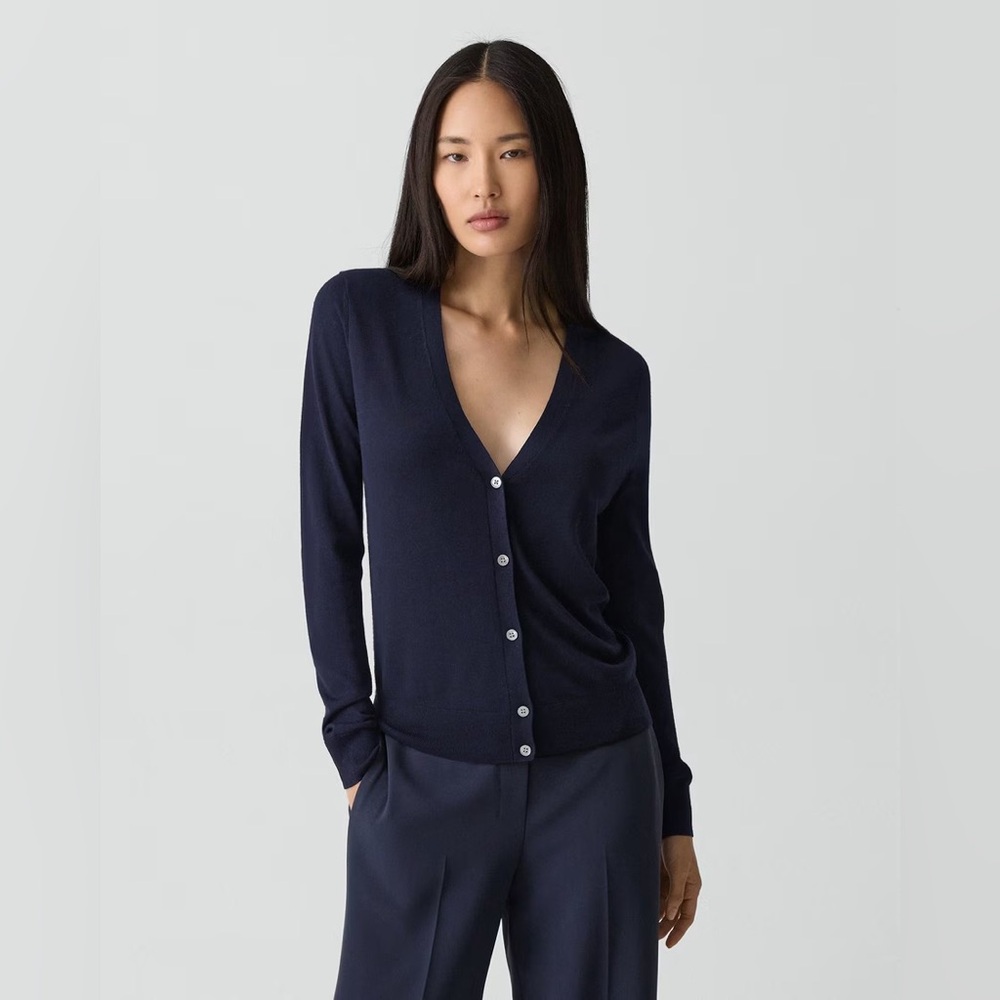 NWT Theory Deep Blue Women's Cardigan
